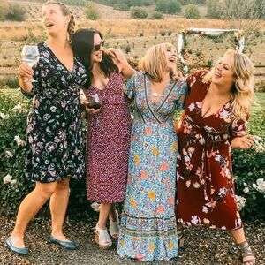 Teal Wrap Maxi Dress 